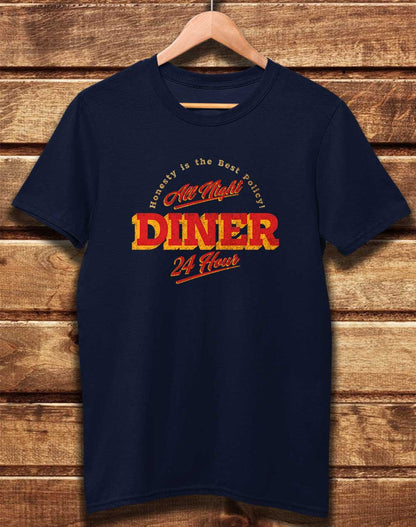Navy - DELUXE 24 Hour Diner Organic Cotton T-Shirt