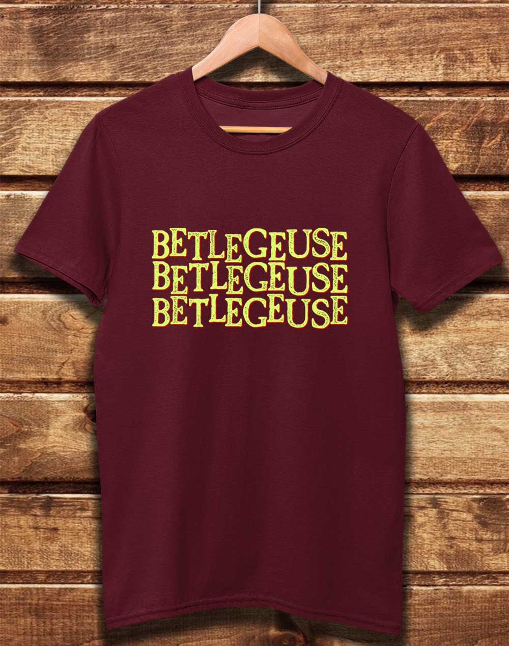 Burgundy - DELUXE Betelgeuse Betelgeuse Betelgeuse Organic Cotton T-Shirt