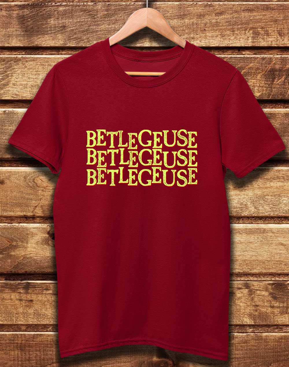Dark Red - DELUXE Betelgeuse Betelgeuse Betelgeuse Organic Cotton T-Shirt