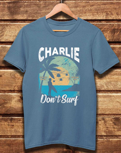 Faded Denim - DELUXE Charlie Don't Surf Organic Cotton T-Shirt