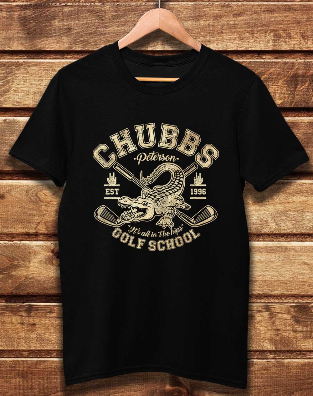 Black - DELUXE Chubb's Golf School 1996 Organic Cotton T-Shirt