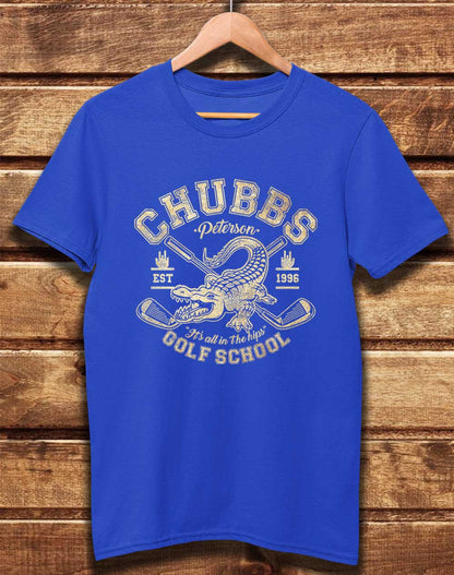 Bright Blue - DELUXE Chubb's Golf School 1996 Organic Cotton T-Shirt