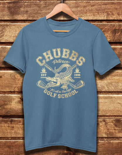 Faded Denim - DELUXE Chubb's Golf School 1996 Organic Cotton T-Shirt