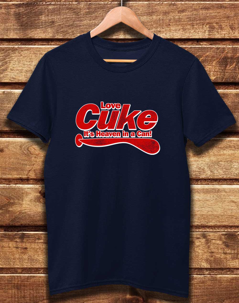 Navy - DELUXE Cuke Heaven in a Can Organic Cotton T-Shirt