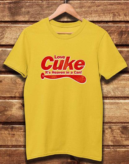 Yellow - DELUXE Cuke Heaven in a Can Organic Cotton T-Shirt