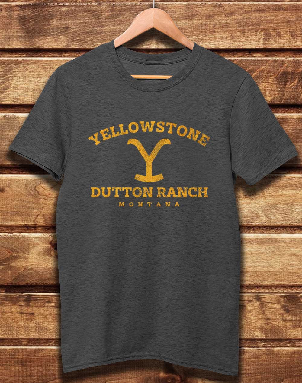 Dark Heather - DELUXE Dutton Ranch Montana Organic Cotton T-Shirt