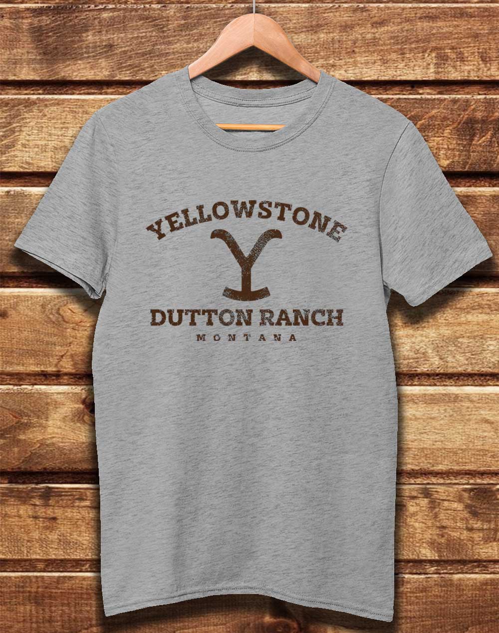 Melange Grey - DELUXE Dutton Ranch Montana Organic Cotton T-Shirt