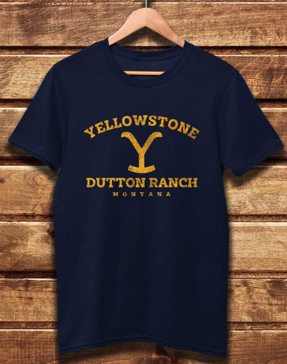 Navy - DELUXE Dutton Ranch Montana Organic Cotton T-Shirt