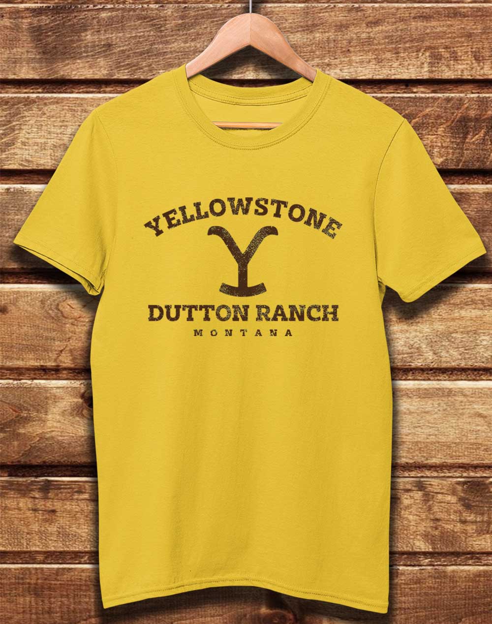 Yellow - DELUXE Dutton Ranch Montana Organic Cotton T-Shirt