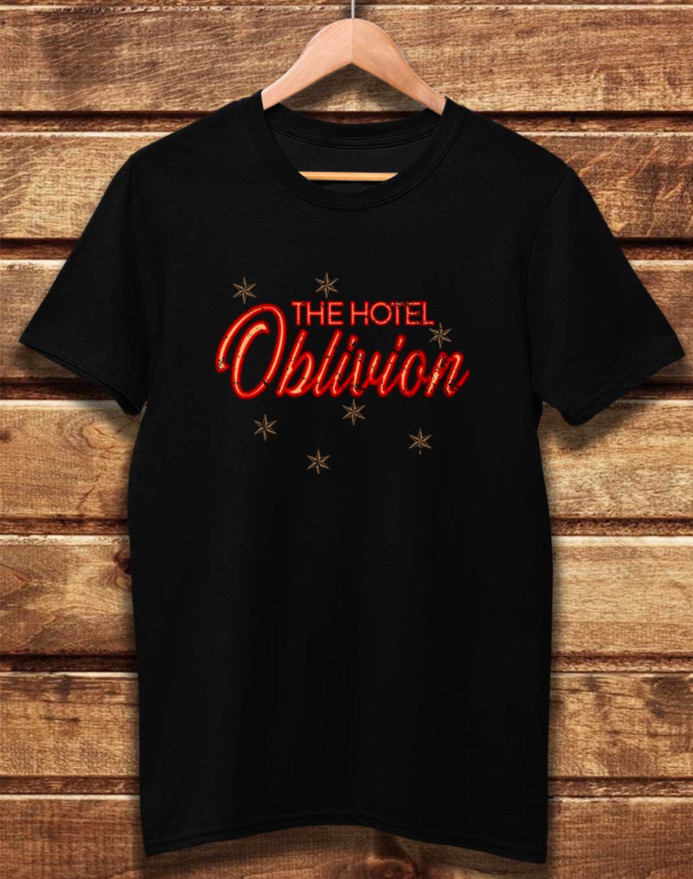 Black - DELUXE Hotel Oblivion Organic Cotton T-Shirt