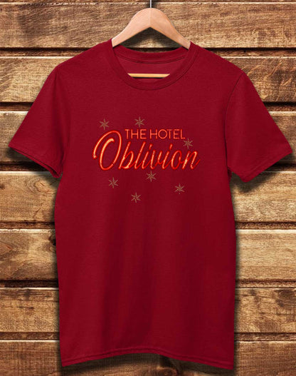 Dark Red - DELUXE Hotel Oblivion Organic Cotton T-Shirt