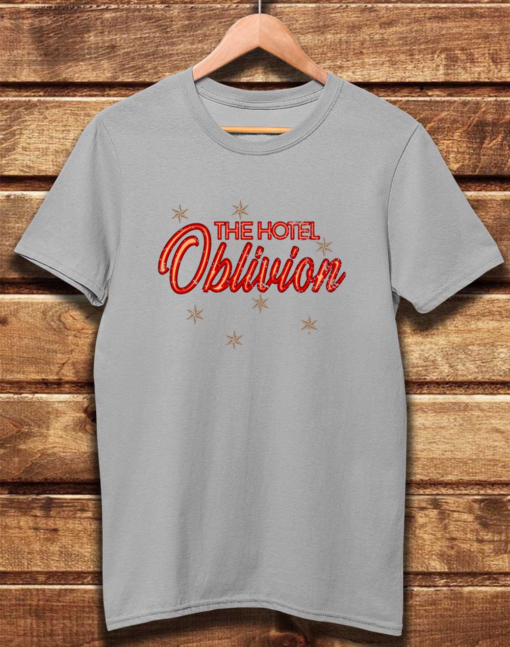 Light Grey - DELUXE Hotel Oblivion Organic Cotton T-Shirt