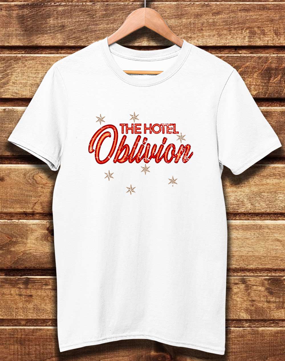 White - DELUXE Hotel Oblivion Organic Cotton T-Shirt