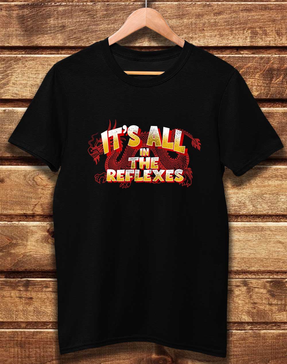 Black - DELUXE It's All in the Reflexes Organic Cotton T-Shirt