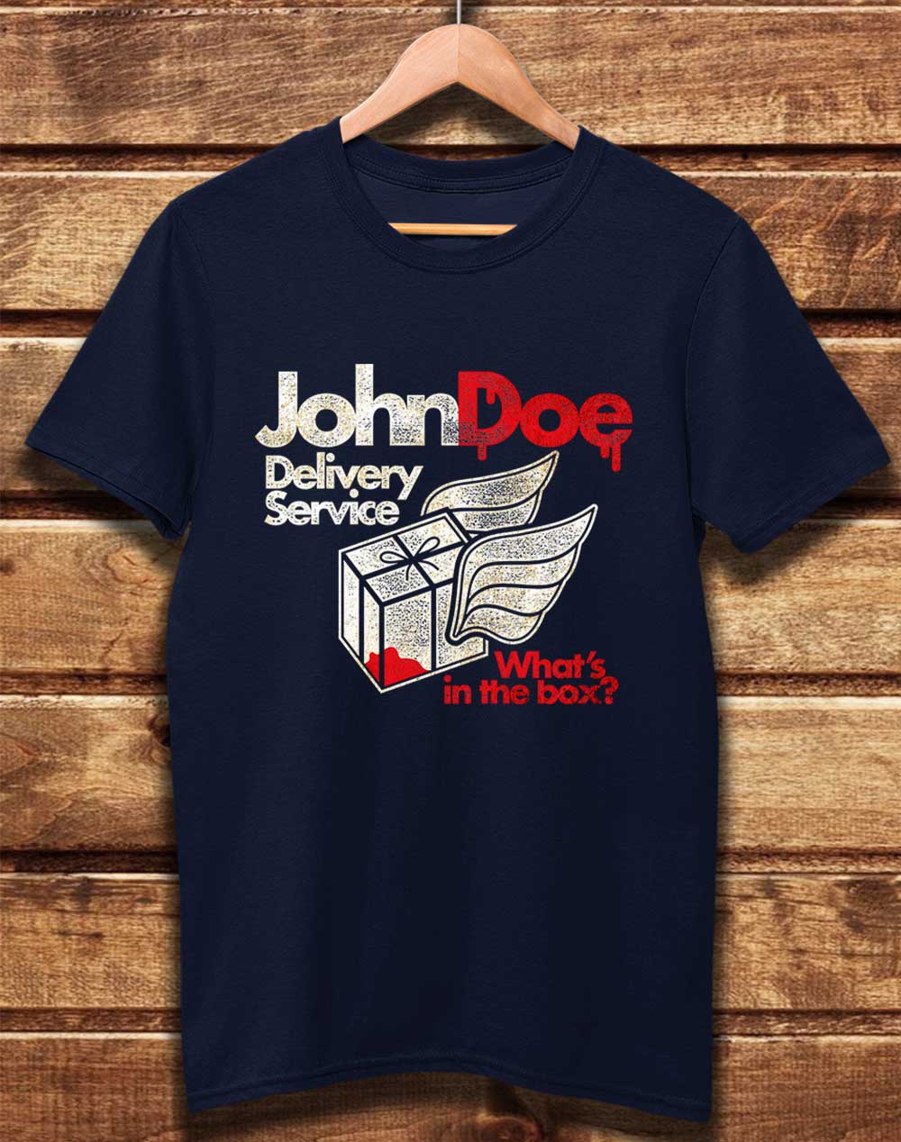 Navy - DELUXE John Doe Delivery Service Organic Cotton T-Shirt