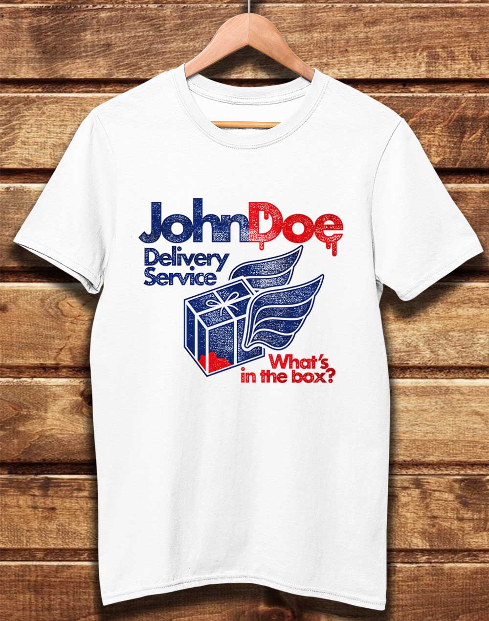 White - DELUXE John Doe Delivery Service Organic Cotton T-Shirt