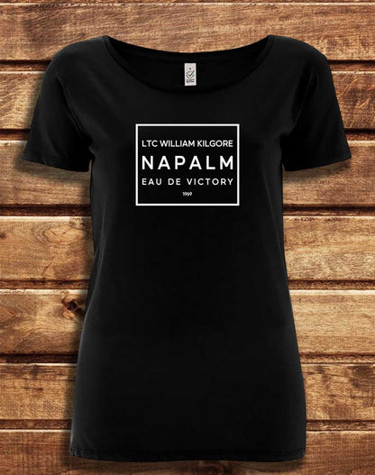 Black - DELUXE Kilgore's Napalm Eau De Victory 1969 Organic Scoop Neck T-Shirt