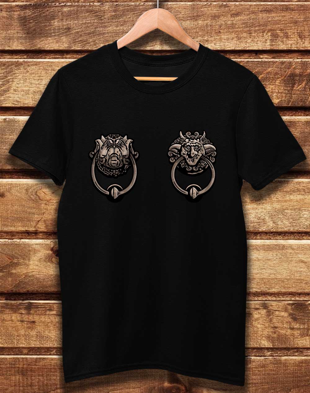 Black - DELUXE Knockers Organic Cotton T-Shirt