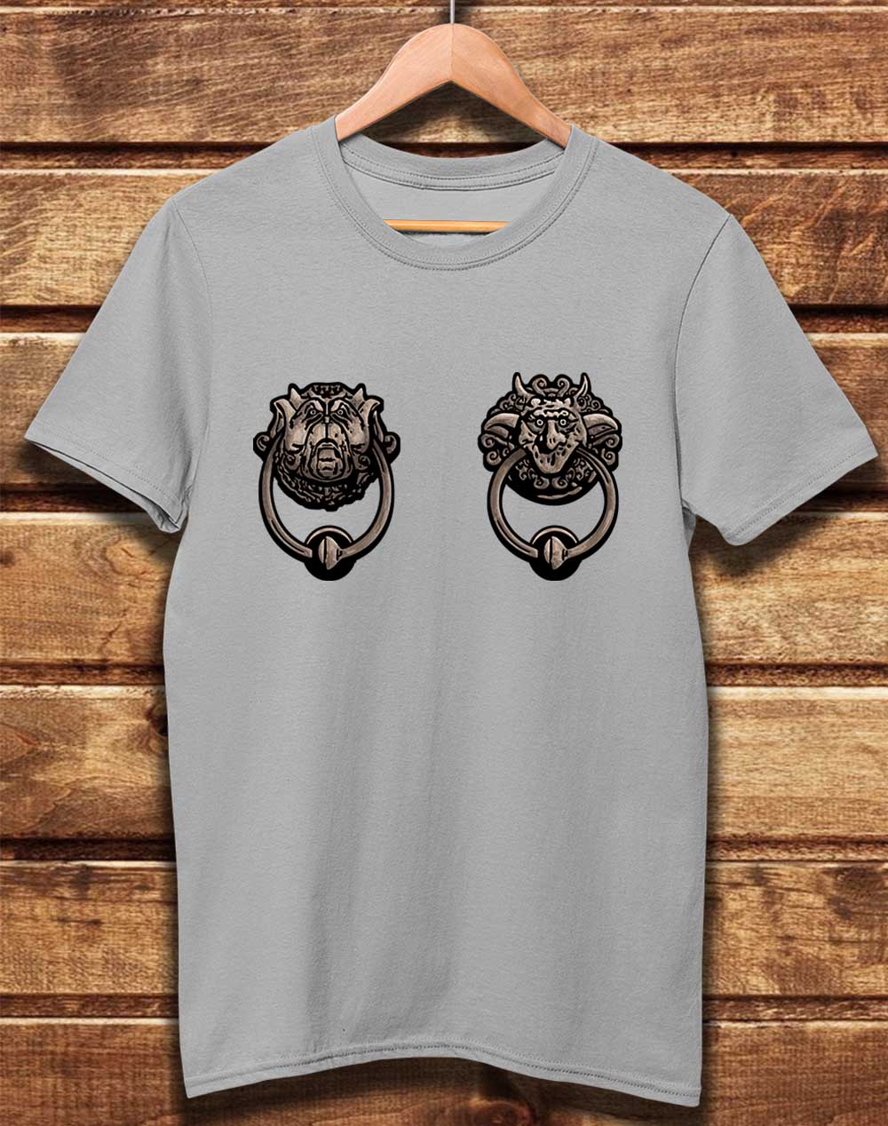 Light Grey - DELUXE Knockers Organic Cotton T-Shirt