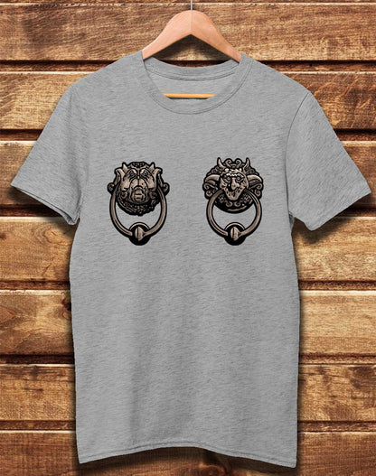 Melange Grey - DELUXE Knockers Organic Cotton T-Shirt