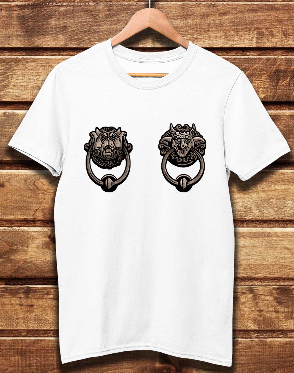 White - DELUXE Knockers Organic Cotton T-Shirt