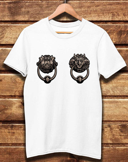 White - DELUXE Knockers Organic Cotton T-Shirt