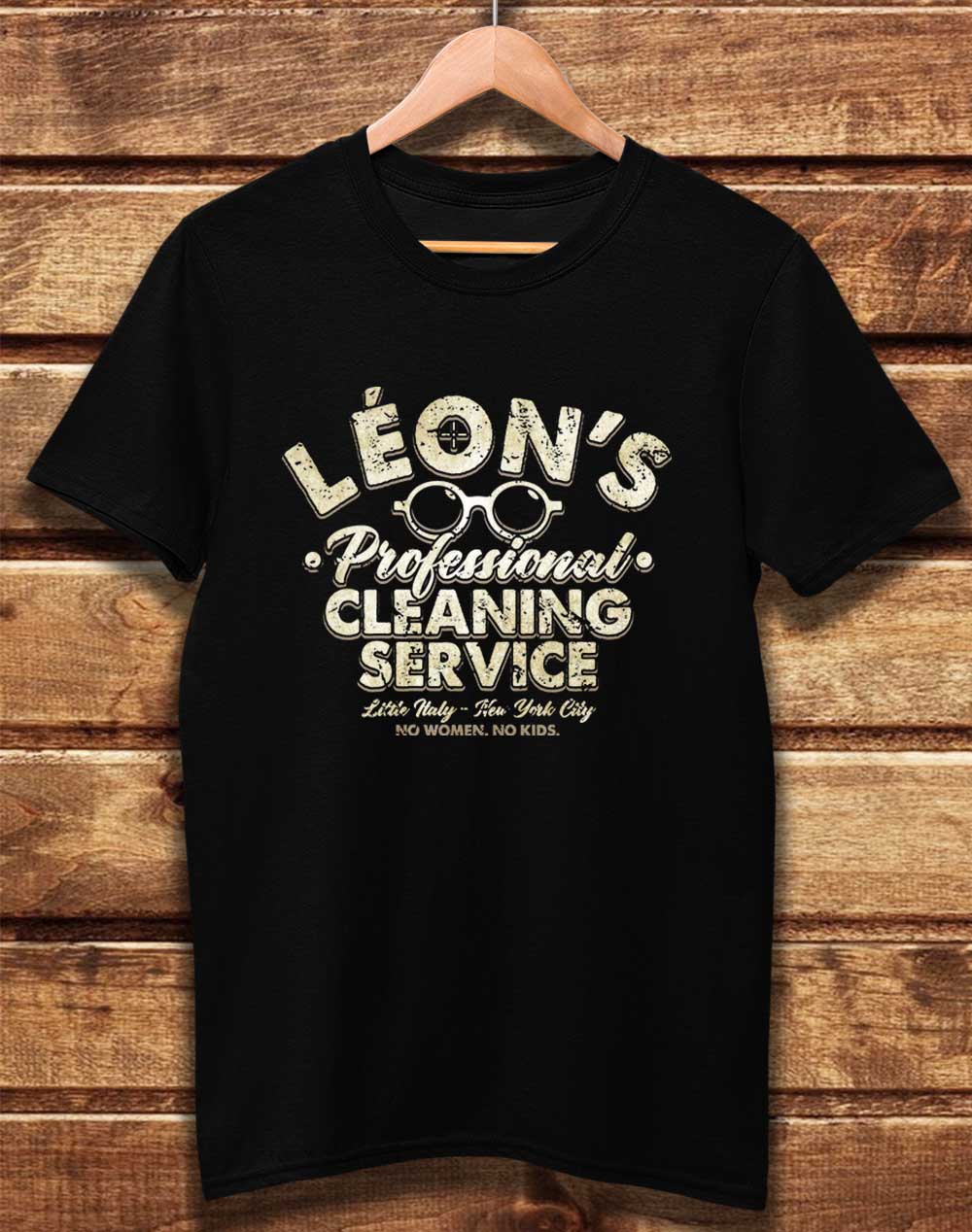 Black - DELUXE Leon's Professional Cleaning Organic Cotton T-Shirt