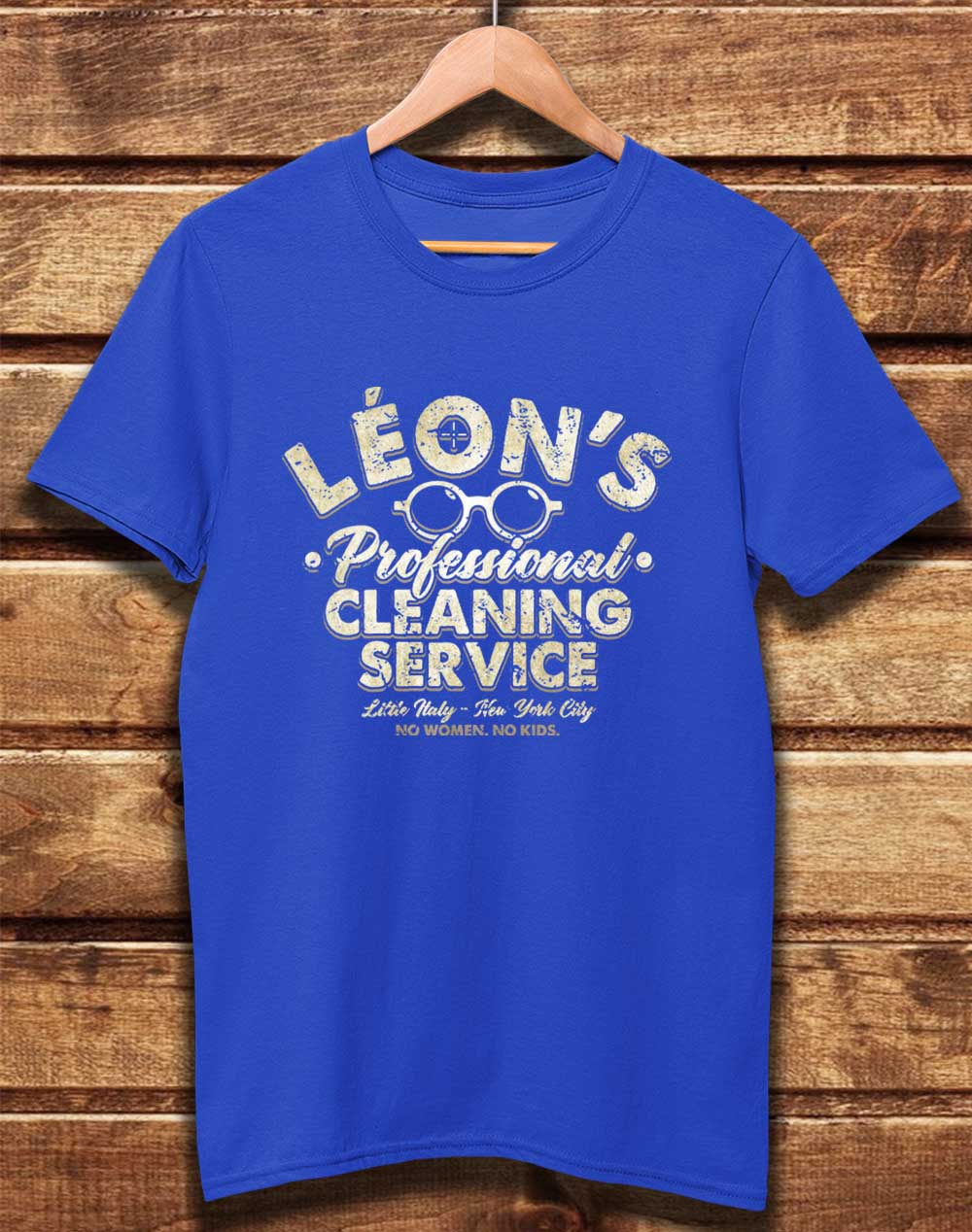 Bright Blue - DELUXE Leon's Professional Cleaning Organic Cotton T-Shirt