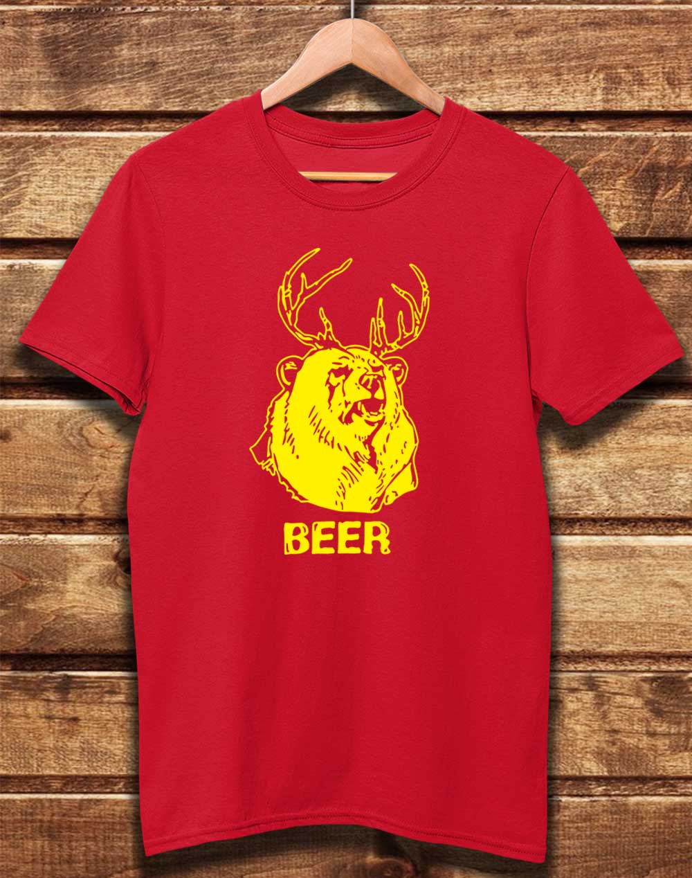 Red - DELUXE Mac's Beer Organic Cotton T-Shirt