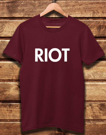 Burgundy - DELUXE Mac's Riot Organic Cotton T-Shirt