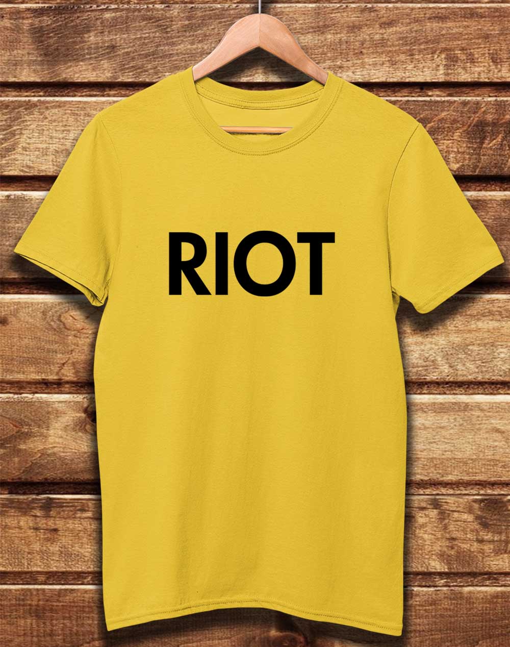 Yellow - DELUXE Mac's Riot Organic Cotton T-Shirt