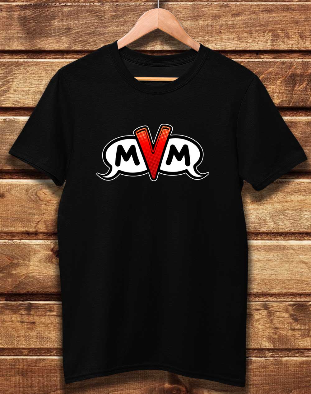 Black - DELUXE MvM Logo Organic Cotton T-Shirt
