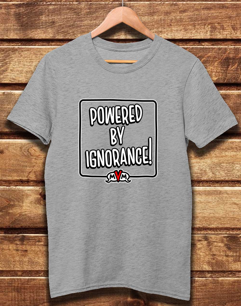 Melange Grey - DELUXE MvM Powered by Ignorance Organic Cotton T-Shirt