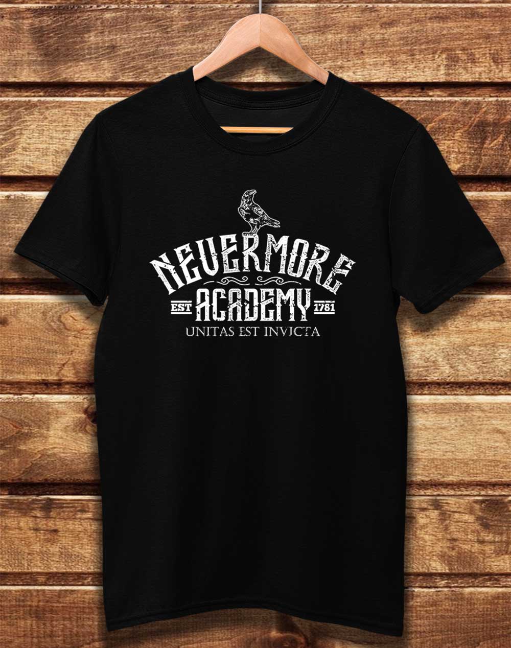 Black - DELUXE Nevermore Academy Organic Cotton T-Shirt