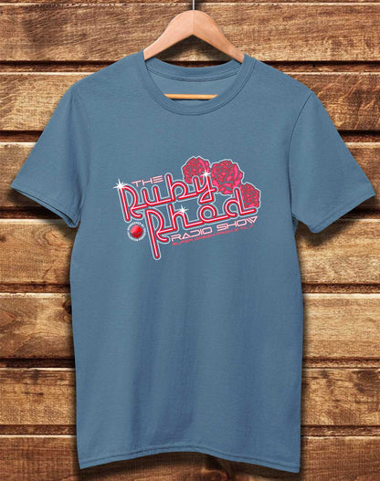 Faded Denim - DELUXE Ruby Rhod Radio Show Organic Cotton T-Shirt