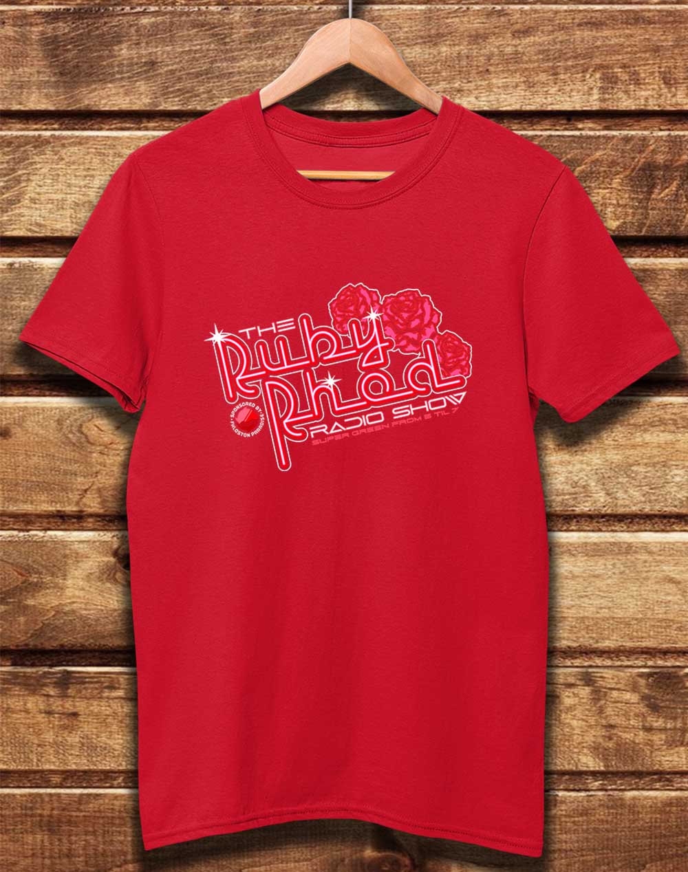 Red - DELUXE Ruby Rhod Radio Show Organic Cotton T-Shirt