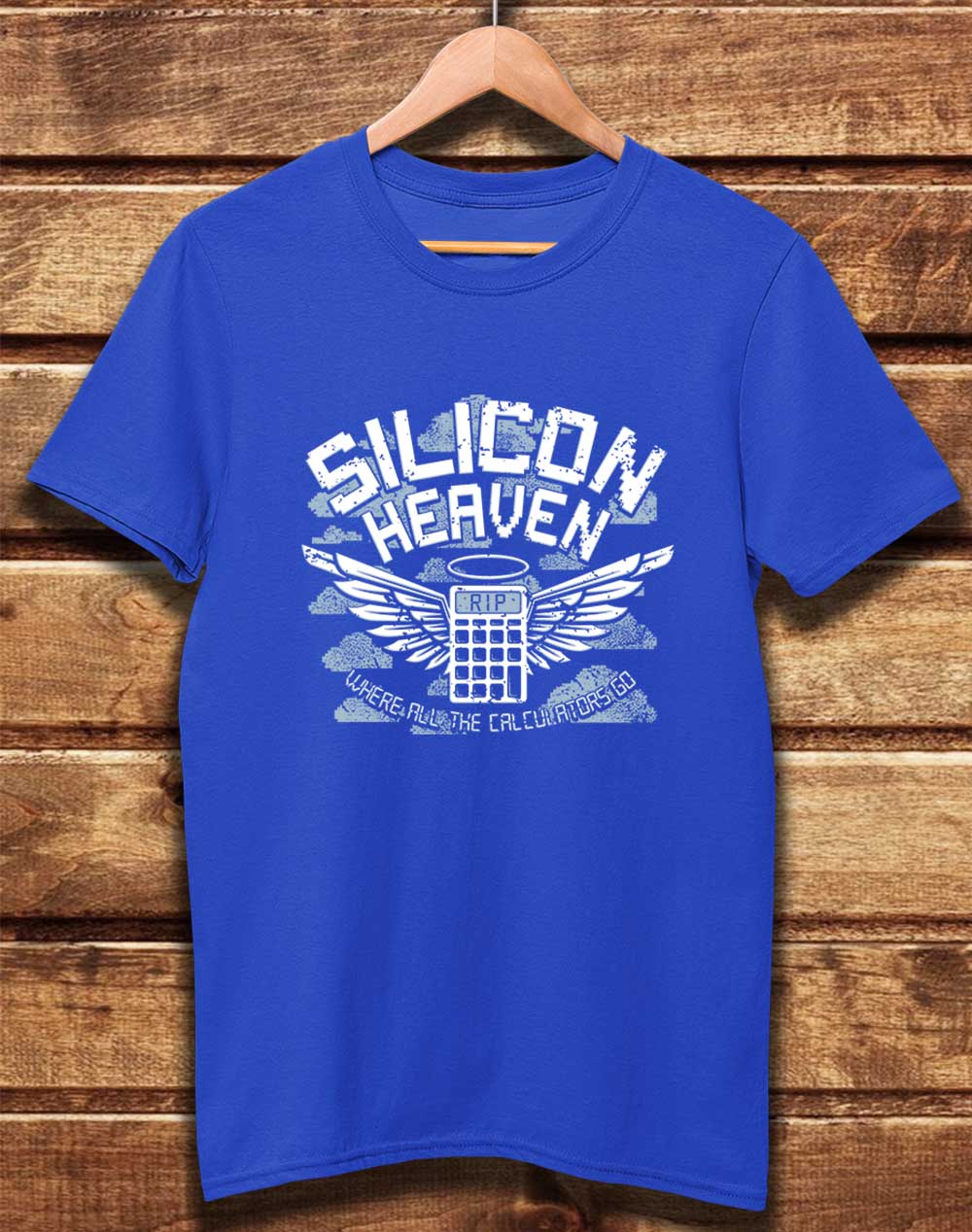 Bright Blue - DELUXE Silicon Heaven Organic Cotton T-Shirt