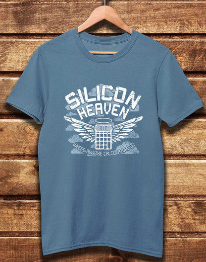 Faded Denim - DELUXE Silicon Heaven Organic Cotton T-Shirt