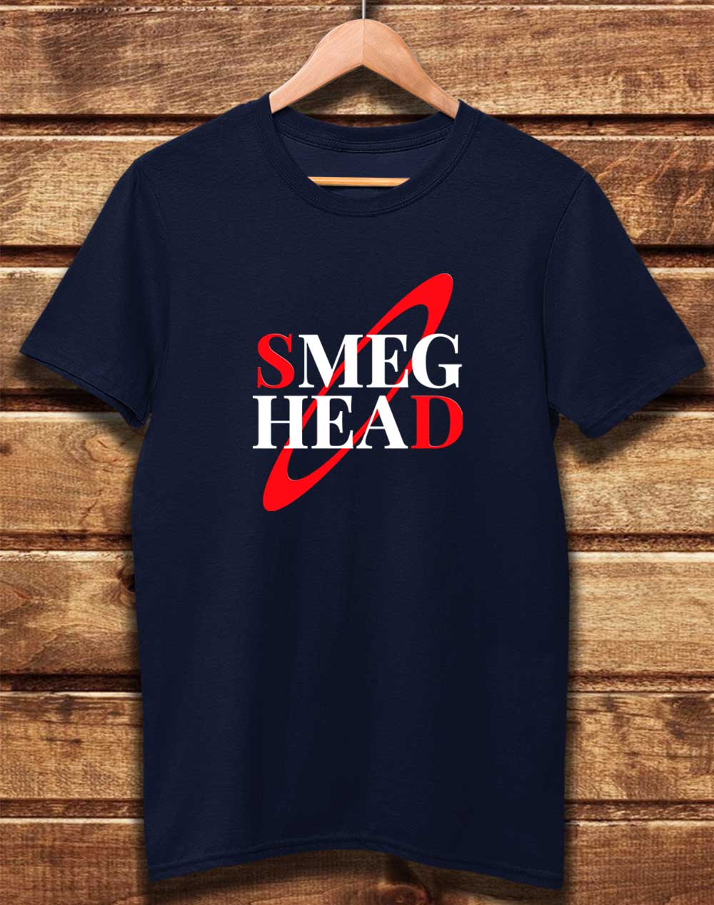 Navy - DELUXE Smeg Head Organic Cotton T-Shirt