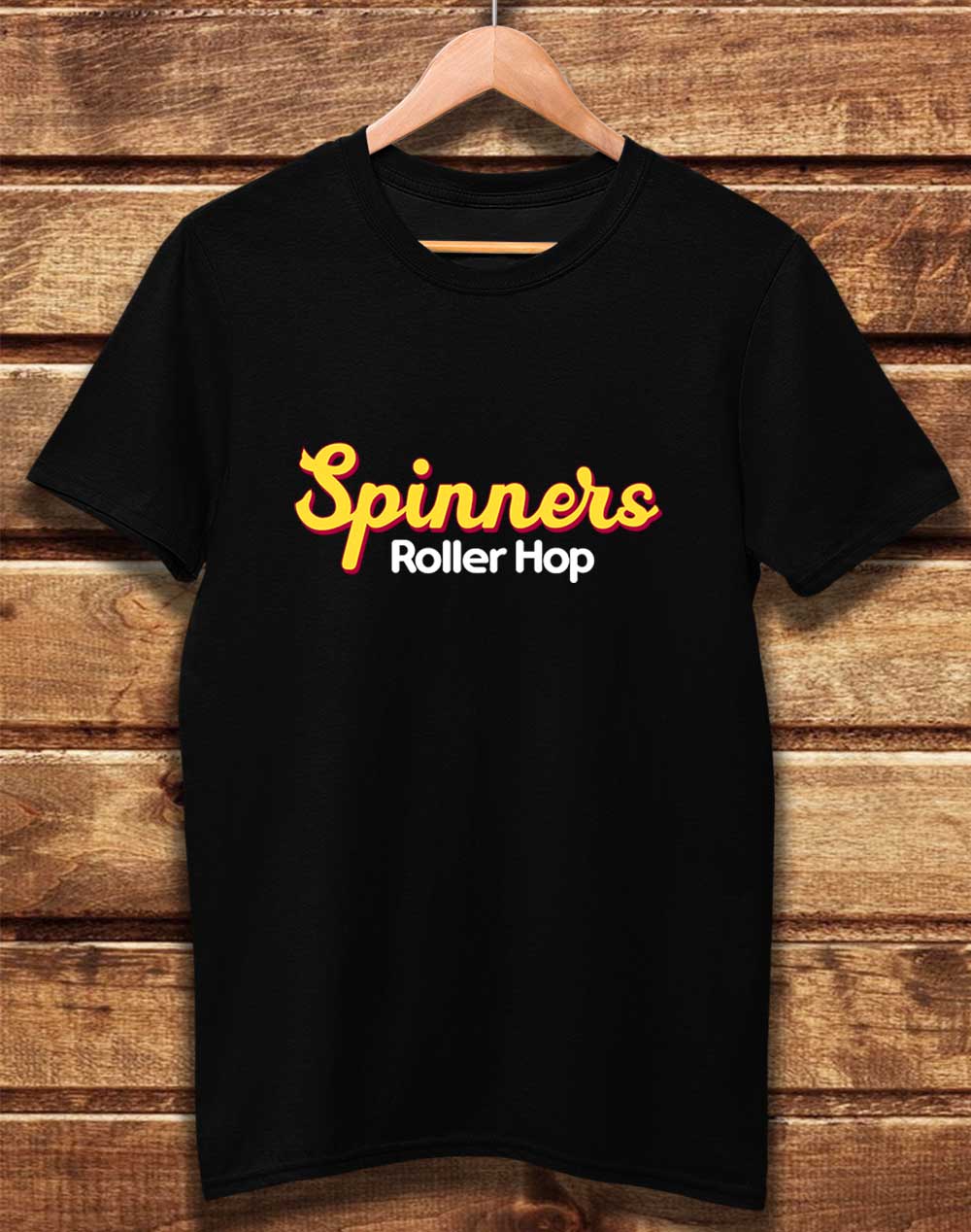 Black - DELUXE Spinners Roller Hop Organic Cotton T-Shirt