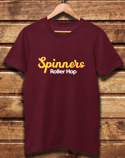 Burgundy - DELUXE Spinners Roller Hop Organic Cotton T-Shirt