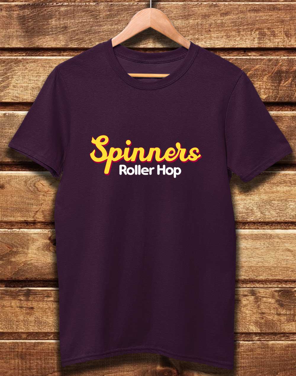 Eggplant - DELUXE Spinners Roller Hop Organic Cotton T-Shirt