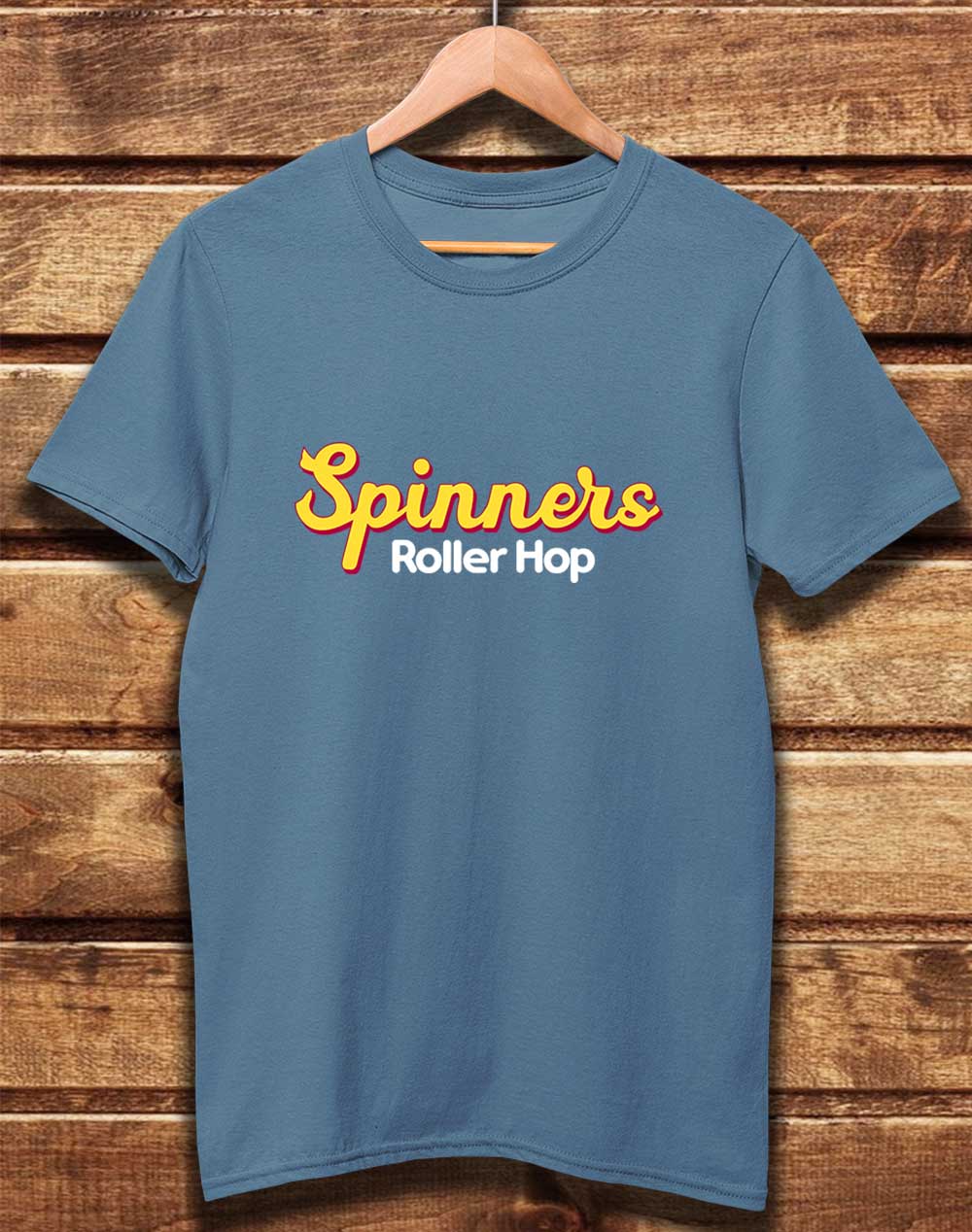 Faded Denim - DELUXE Spinners Roller Hop Organic Cotton T-Shirt