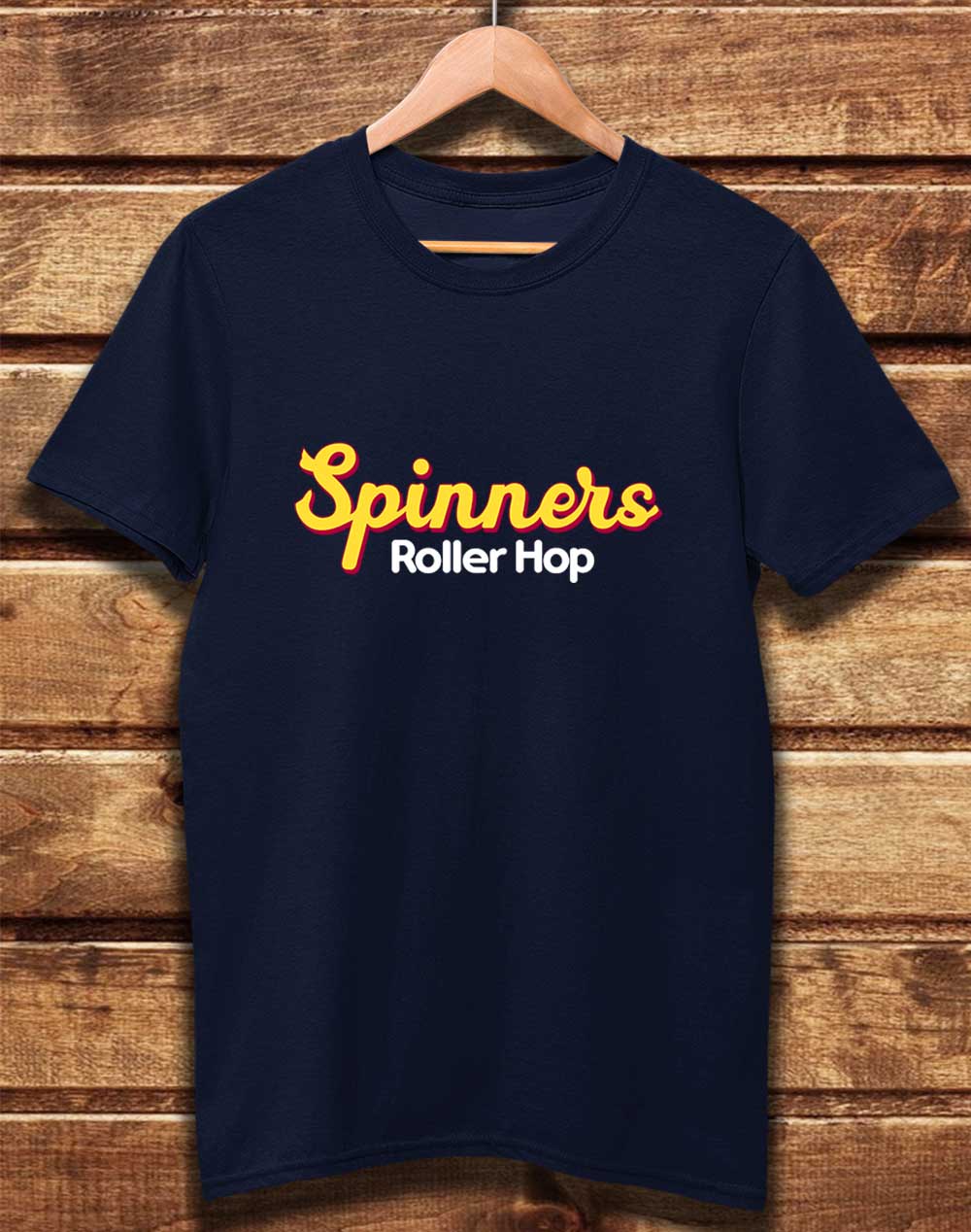Navy - DELUXE Spinners Roller Hop Organic Cotton T-Shirt