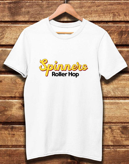 White - DELUXE Spinners Roller Hop Organic Cotton T-Shirt