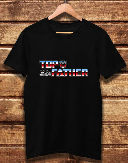 Black - DELUXE Top Father Organic Cotton T-Shirt