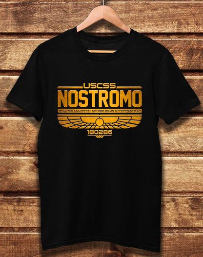 Black - DELUXE USCSS Nostromo Organic Cotton T-Shirt