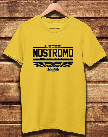 Yellow - DELUXE USCSS Nostromo Organic Cotton T-Shirt