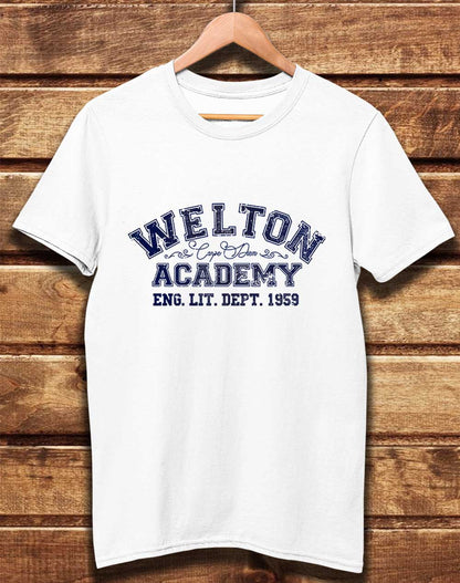 White - DELUXE Welton Academy Eng Lit Varsity 1959 Organic Cotton T-Shirt