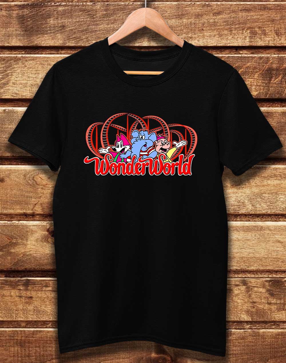 Black - DELUXE WonderWorld Organic Cotton T-Shirt